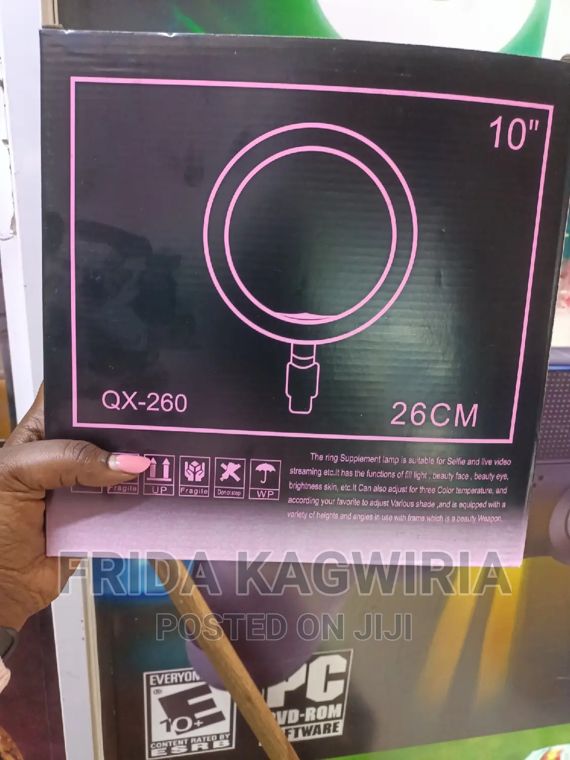 10" Ring Light With Stand