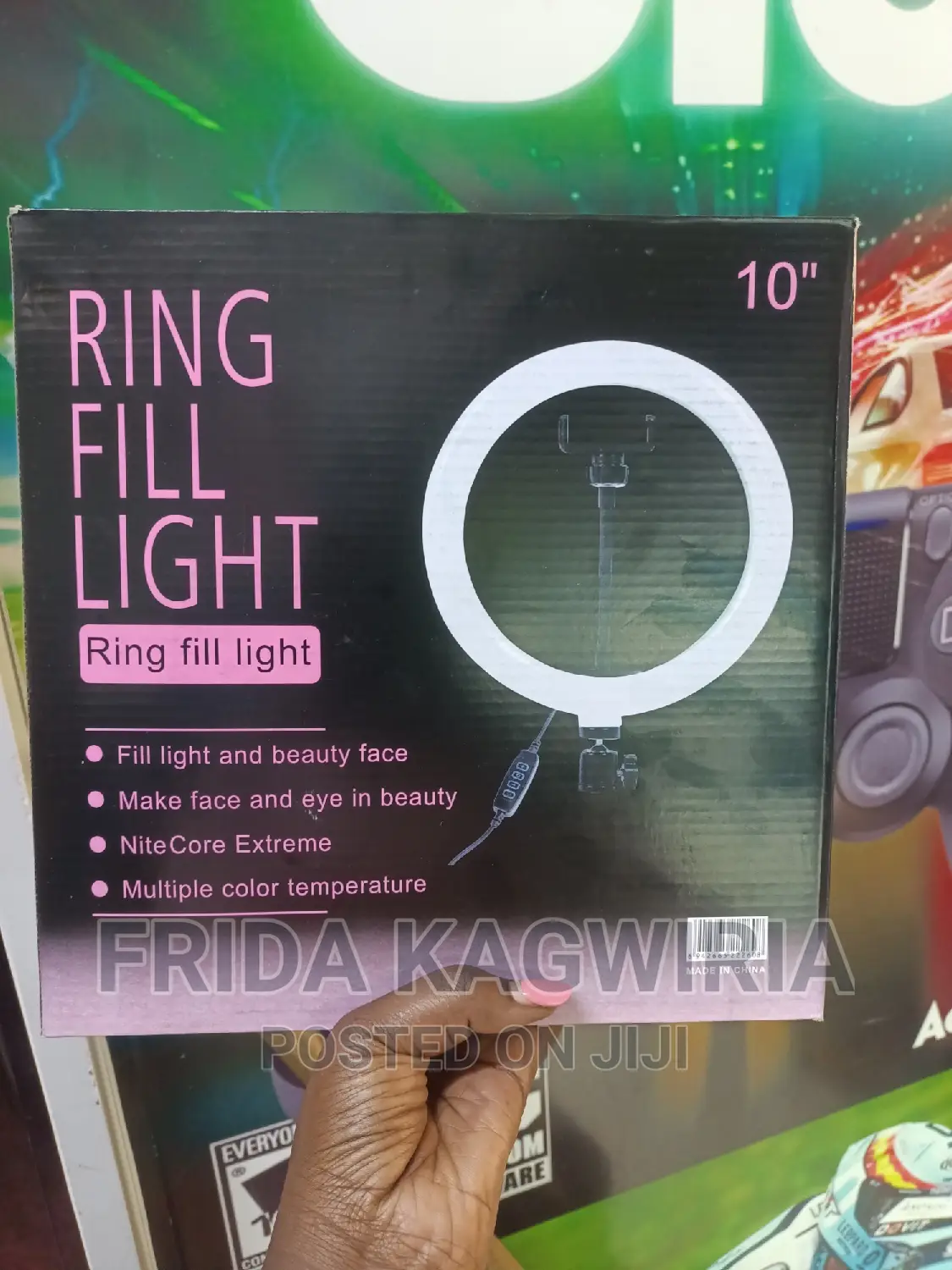 10" Ring Light With Stand