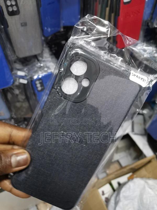 Tecno Spark 9T Fabric Jeans Texture Camera Protection Case - main view