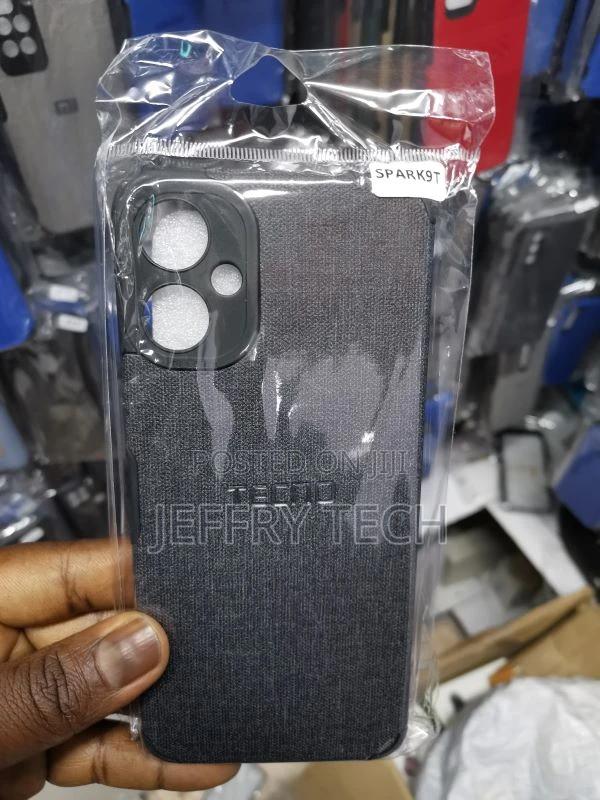 Tecno Spark 9T Fabric Jeans Texture Camera Protection Case - thumbnail 3