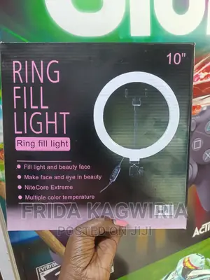 10" Ring Fill Light, Stand and Bluetooth Remote