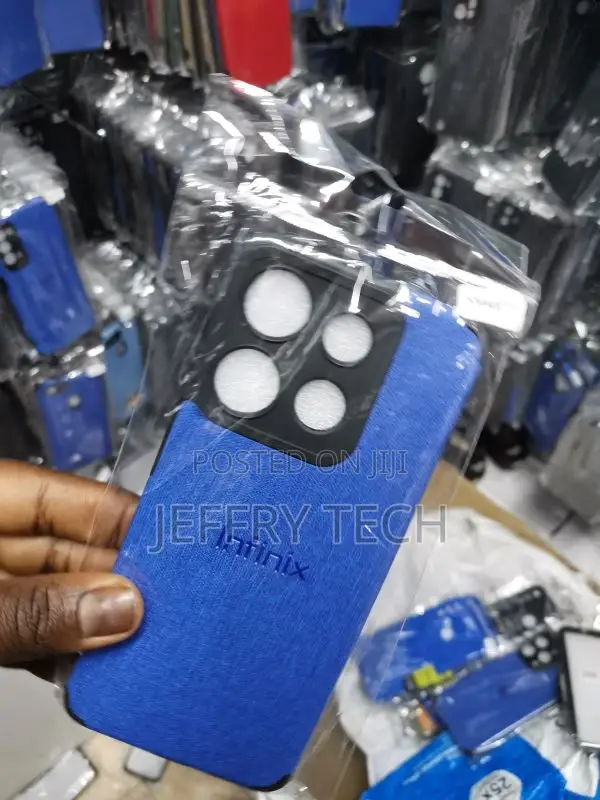 Tecno Smart 7 Bluefabric Jeans Texture Camera Protection Cas