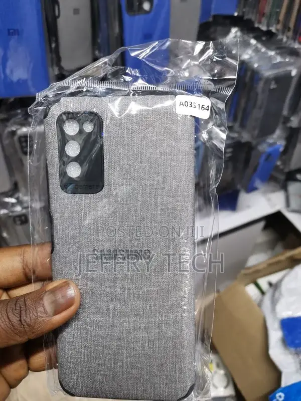 Samsung A03s Fabric Jeans Texture Camera Protection Case