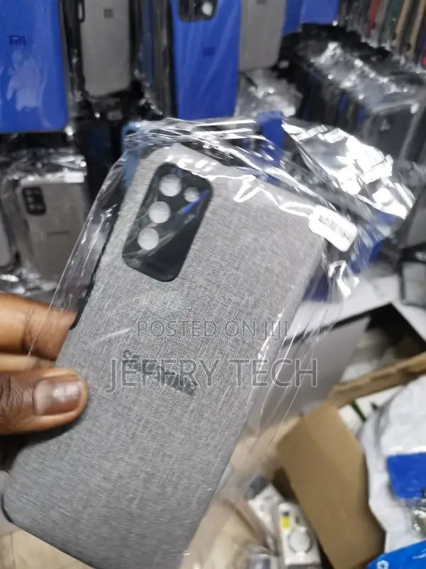 Samsung A03s Fabric Jeans Texture Camera Protection Case