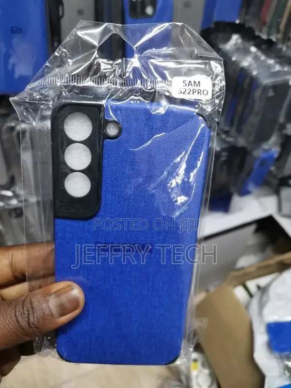Samsung S22 Ultra Fabric Jeans Texture Camera Protection Cas