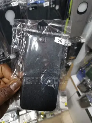 iPhone 6G Black Fabric Jeans Texture Camera Protection Case
