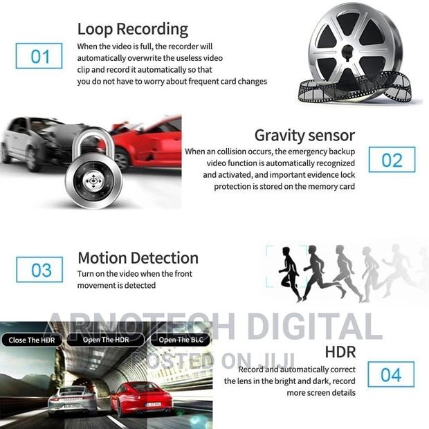 3 Cameras 4 Inch 3 Lens Car DVR - thumbnail 3