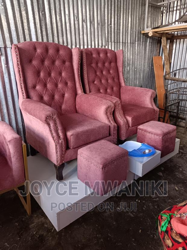 2 Pedicure Chairs, 2 Stools and a Pallet. - main view