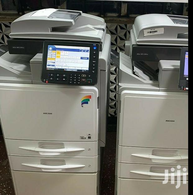 Colored Ricoh Aficio Mp C300 Photocopier Printer Scanner - main view