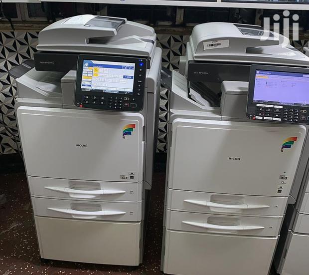 Colored Ricoh Aficio Mp C300 Photocopier Printer Scanner - main view