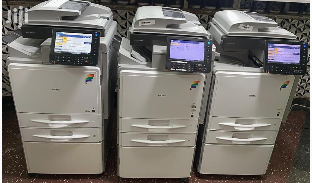 Colored Ricoh Aficio Mp C300 Photocopier Printer Scanner