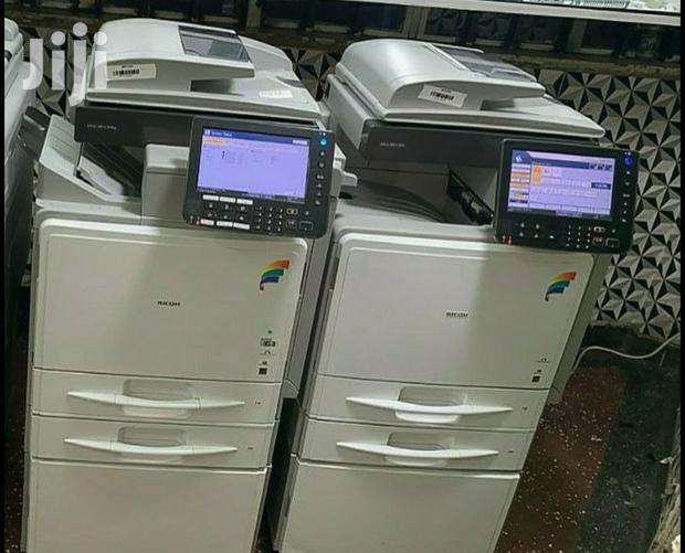 Colored Ricoh Aficio Mp C300 Photocopier Printer Scanner - main view