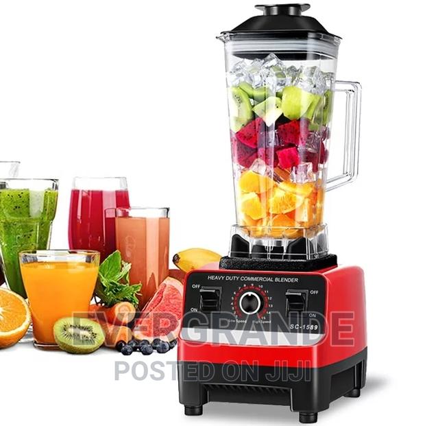 Commercial Blender In1 Silver Crest 7000 Watts - main view
