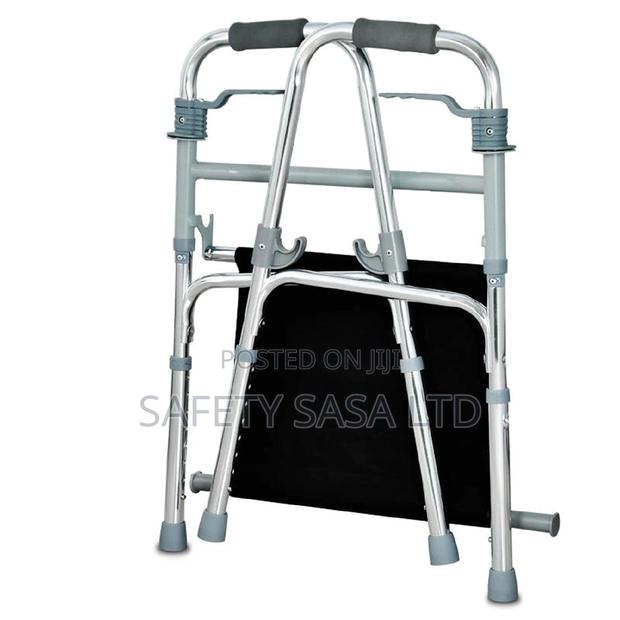 Walking Frame, With Seat ;Walking Aid Adjustable Height - thumbnail 4