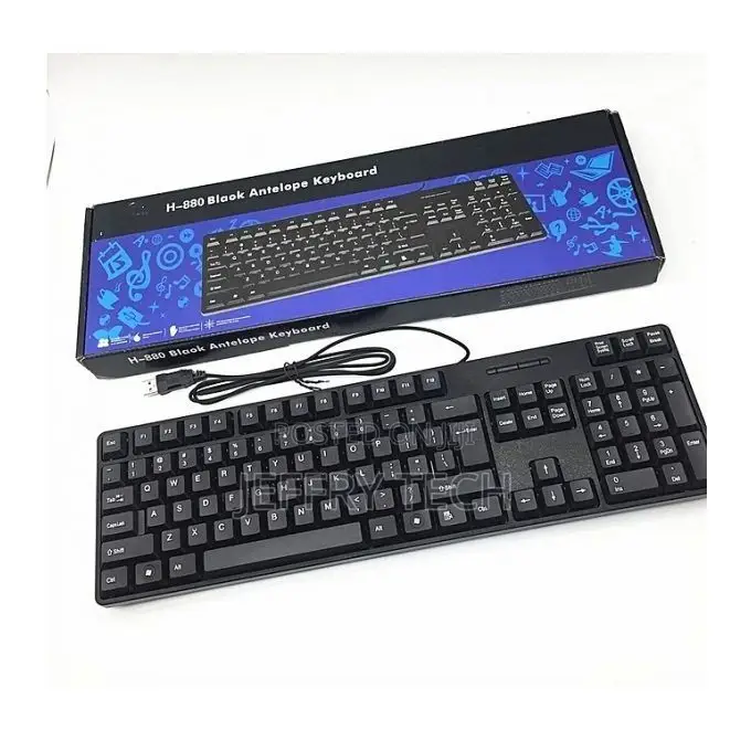 Hp Wired Keyboard Black