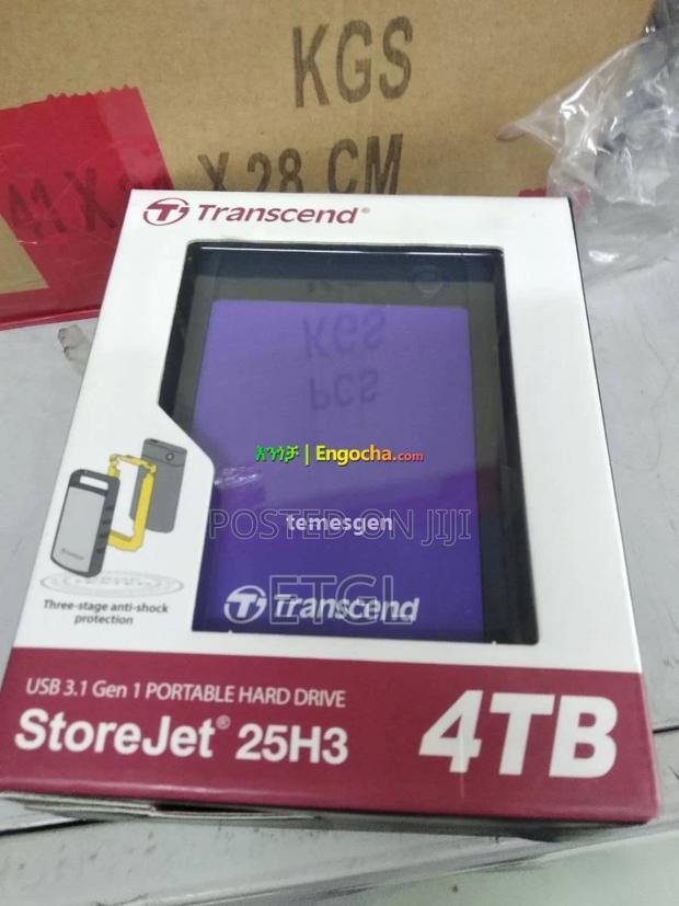 Transcend External HDD 4tb - Purple - main view