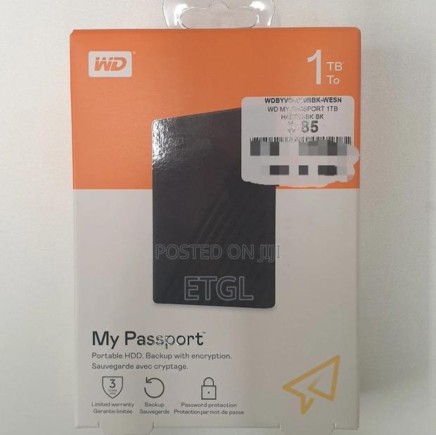 WD My Passport 1TB - Black