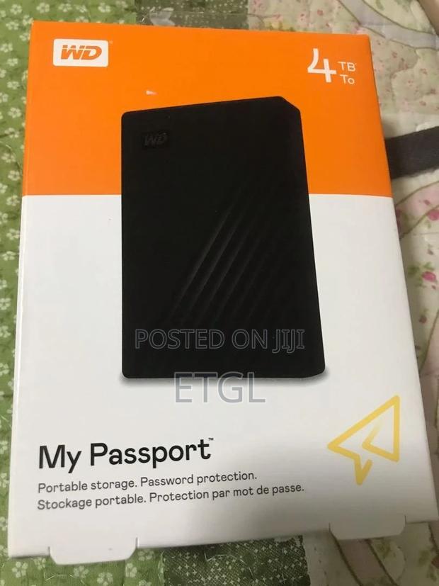 WD My Passport 4TB - Black - main view