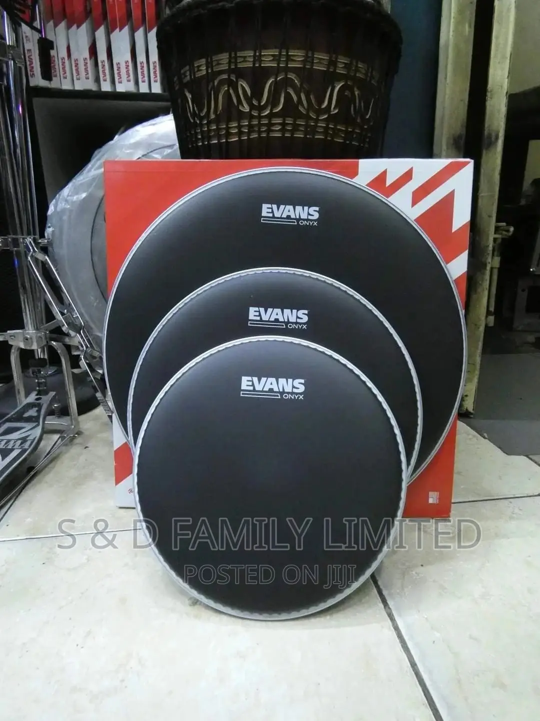 Evans Onyx Drumhead Pack