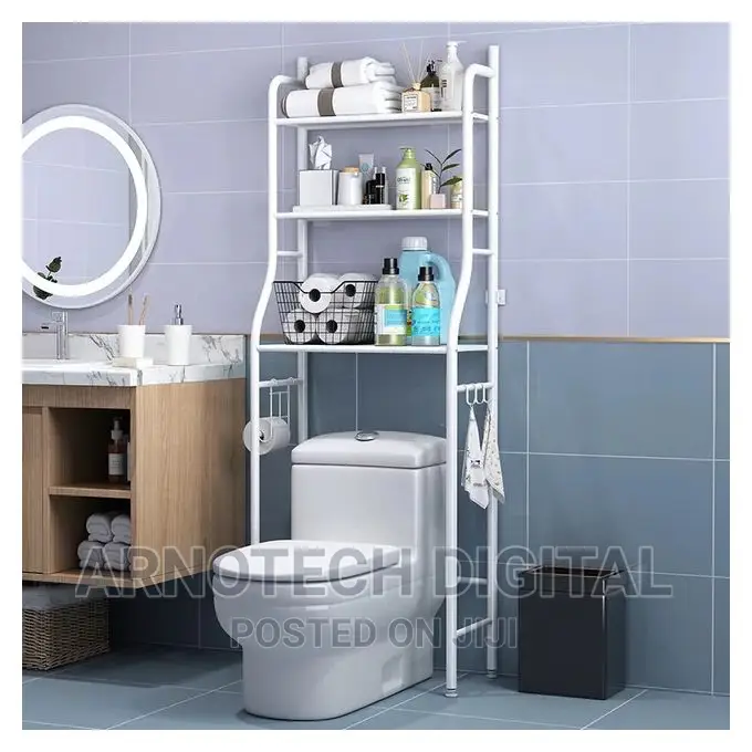 Over the Toilet Rack Organizer Toilet Stand Tidy Organizer