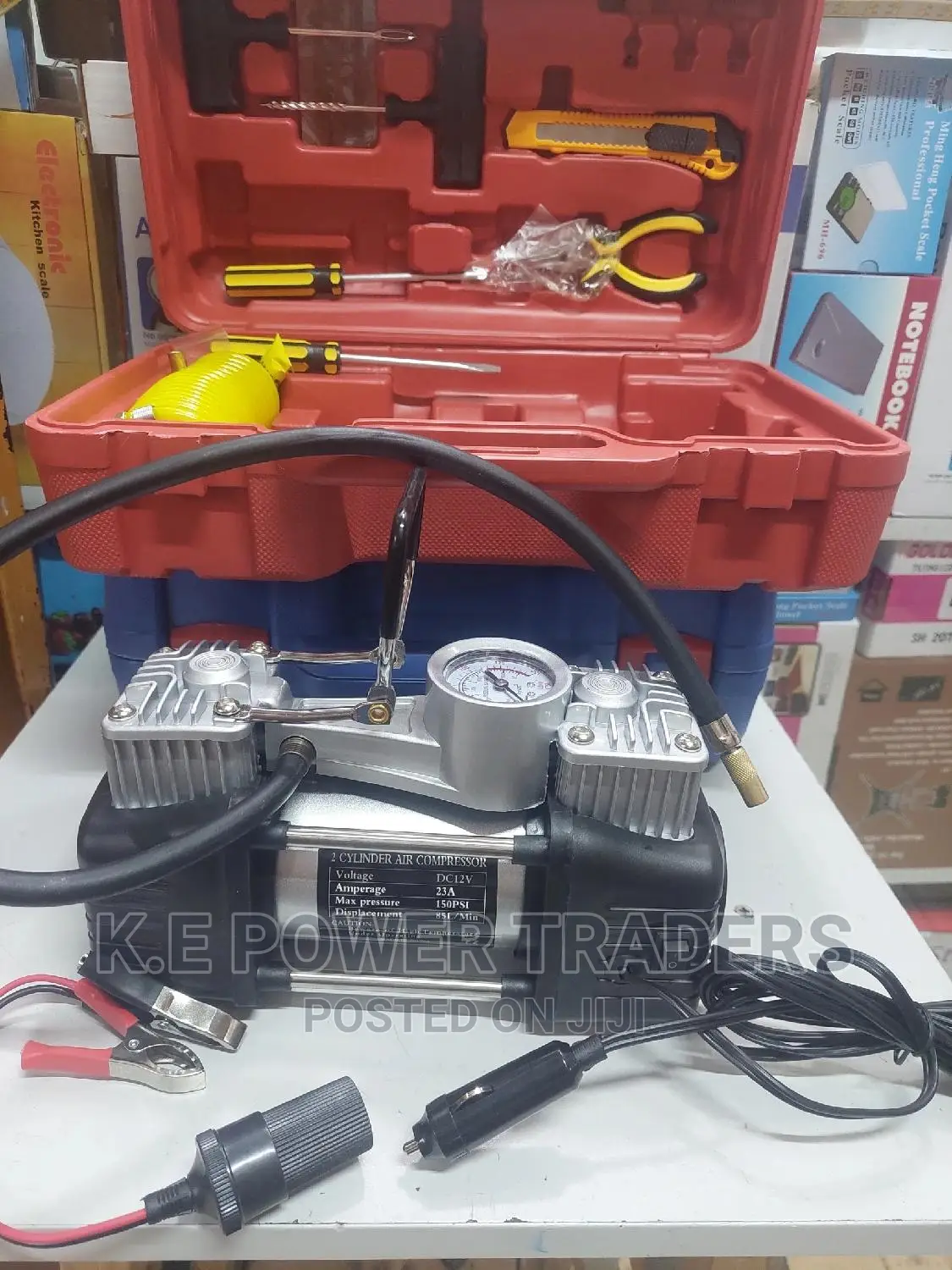Double Cylinder DC Air Compressor