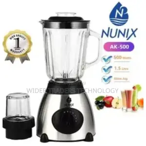Nunix AK-500 Powerful 2 in 1 Blender With Grinder