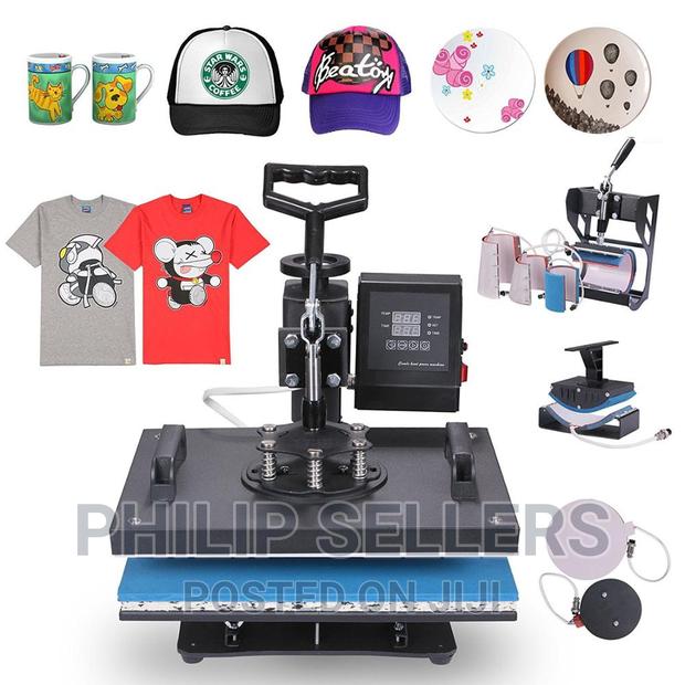 Brand New Combo Mug Cap Shirt Printing Heat Press Printing Machine - thumbnail 3