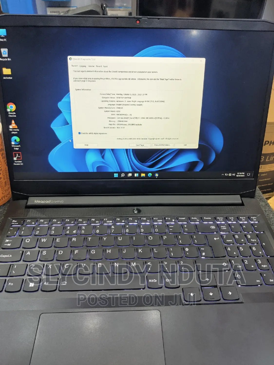 Laptop Lenovo Ideapad 3 16GB Intel Core I5 SSD 256GB