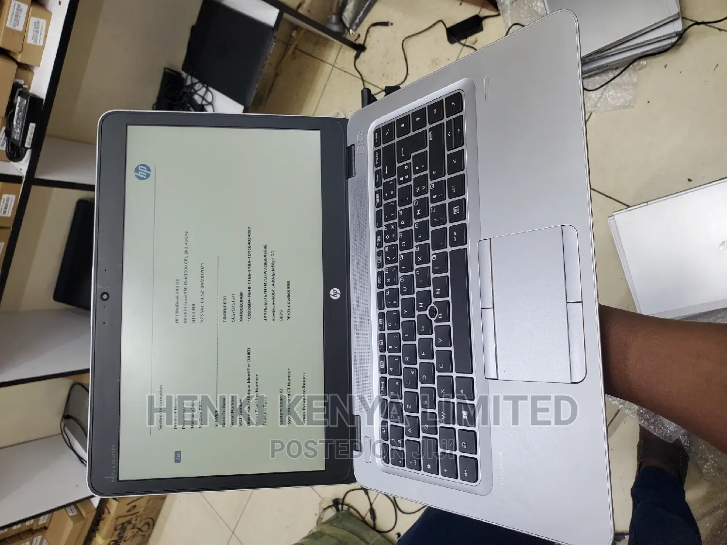 New Laptop HP EliteBook 840 G3 8GB Intel Core I5 SSD 256GB