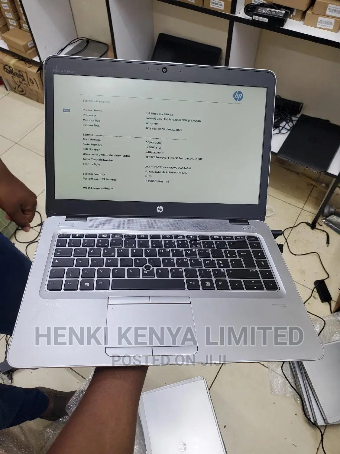 New Laptop HP EliteBook 840 G3 8GB Intel Core I5 SSD 256GB