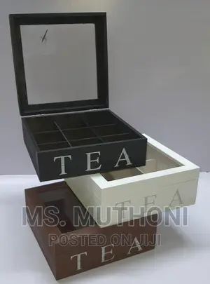 *9 Grid Tea Bags Organizer Box