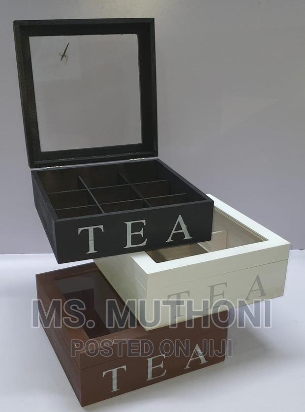 *9 Grid Tea Bags Organizer Box - thumbnail 2