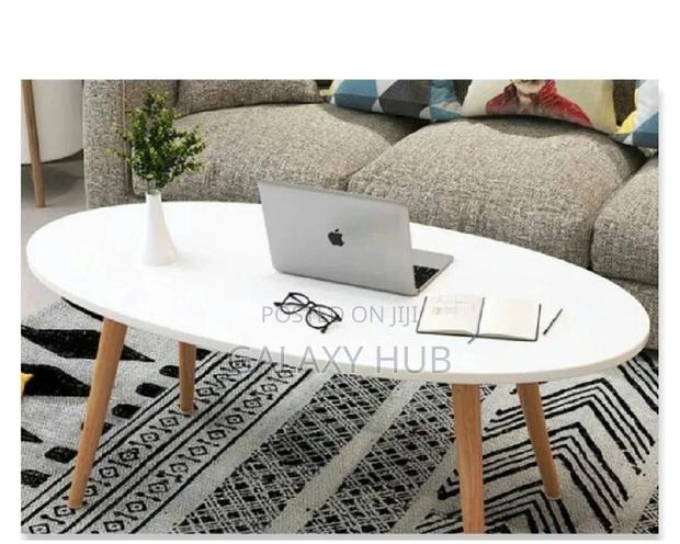 Shee Oval Coffee Table White