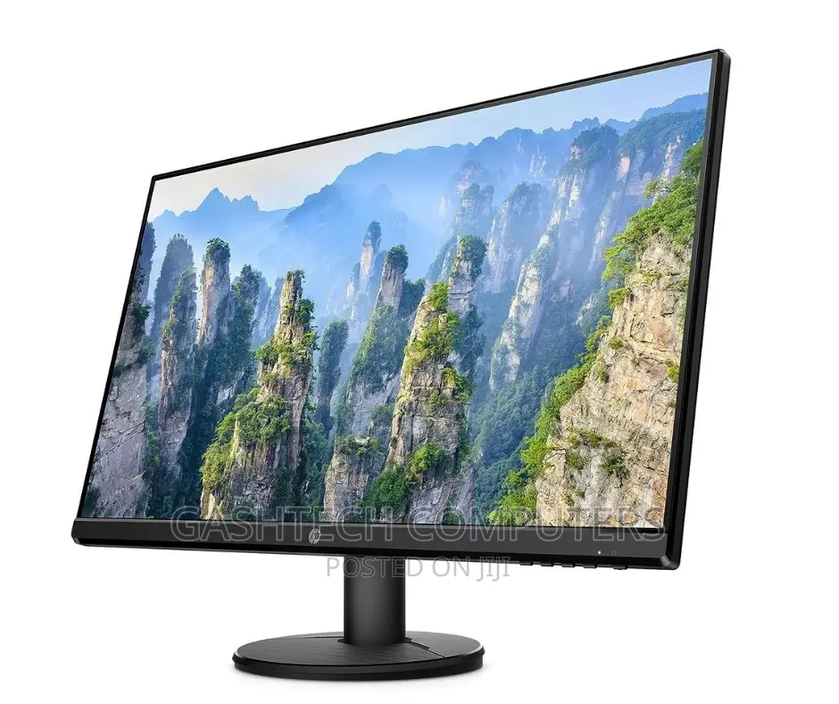 HP V27i 27" FHD Monitor, Black Color, Connectivity : 1 VGA,