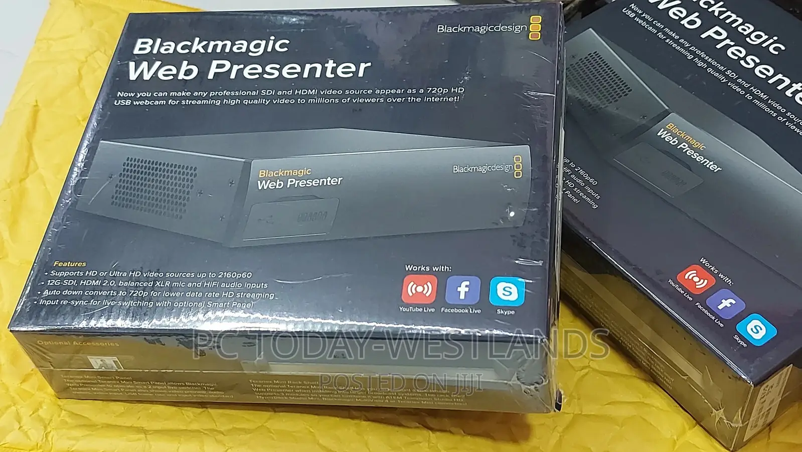 Blackmagic Design Web Presenter Supports Hd or Ultra HD