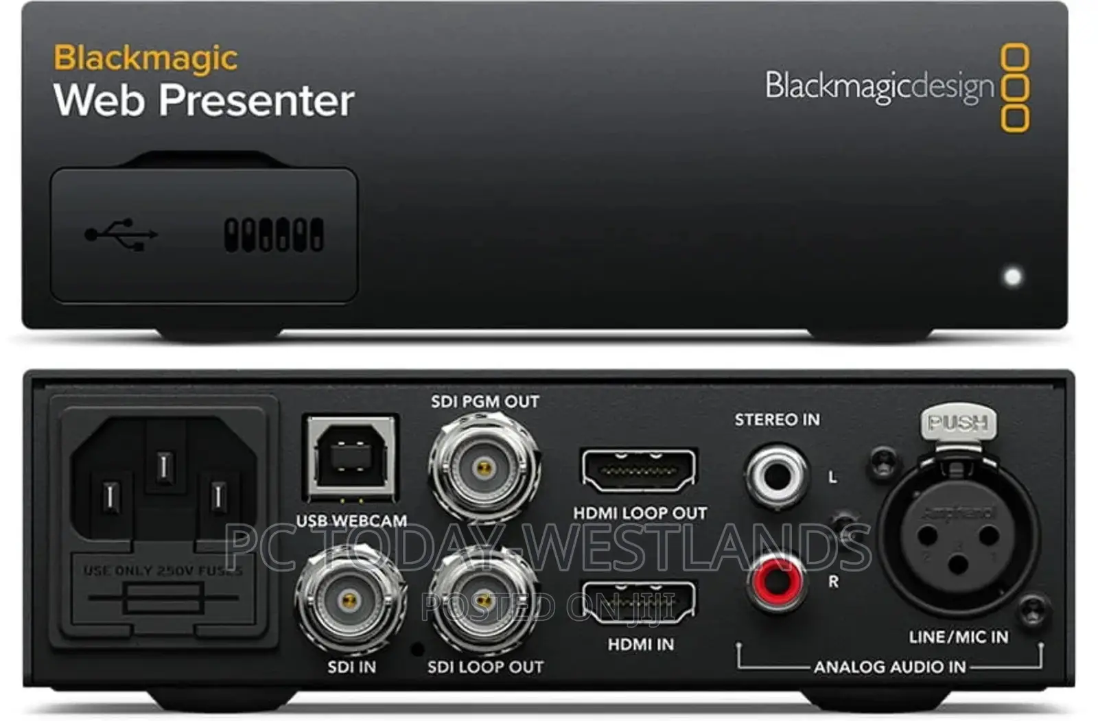 Blackmagic Design Web Presenter Supports Hd or Ultra HD