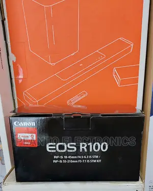 Canon EOS R100 Mirrorless With RF-S 18-45mm+55-210mm Zoom