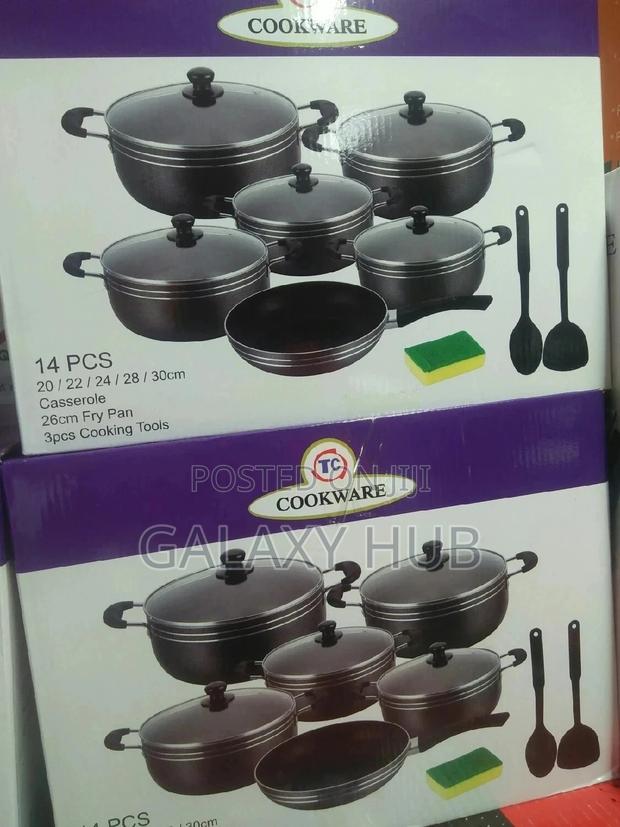 Tc Nonstick 14 Pieces Cookware - thumbnail 2