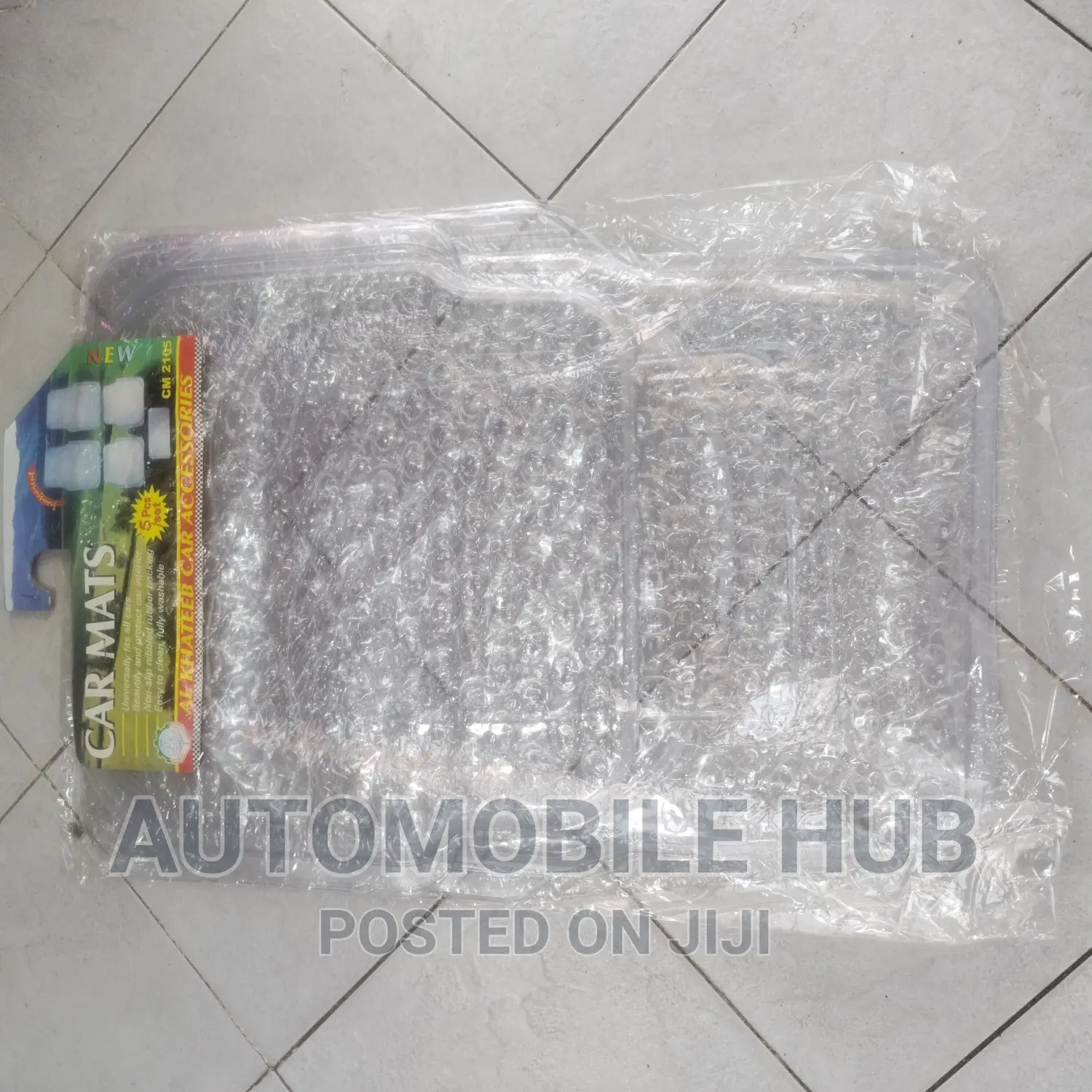 Light Duty Clear 5pcs 5 Seater Floor Mats