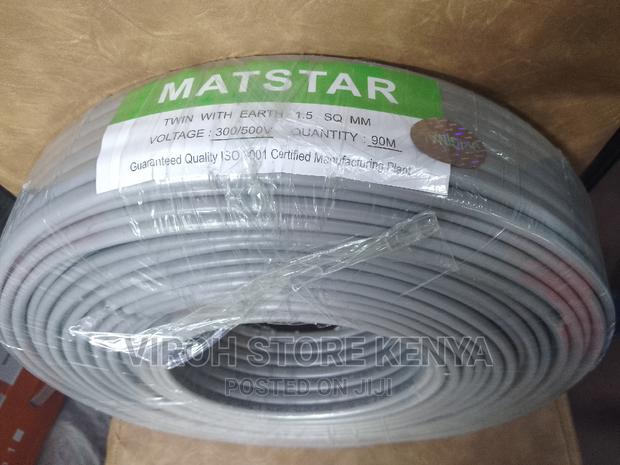 1.5mm Cable Wire 90m Long Twin With Earth Wiring Cable