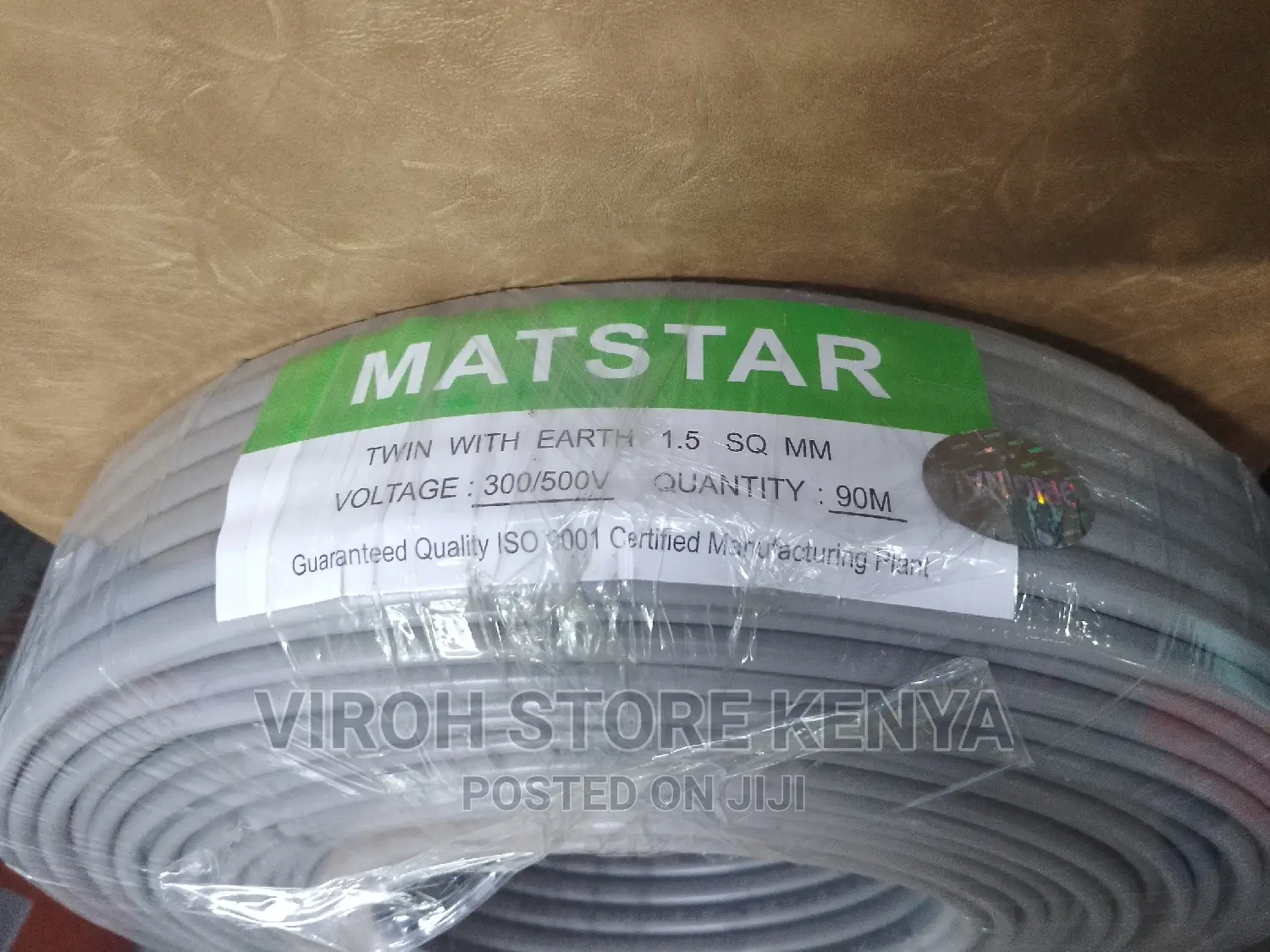 1.5mm Cable Wire 90m Long Twin With Earth Wiring Cable