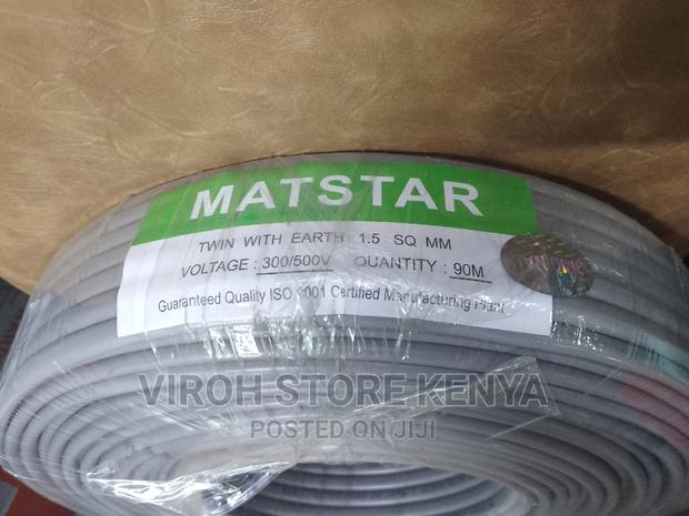 1.5mm Cable Wire 90m Long Twin With Earth Wiring Cable - thumbnail 3