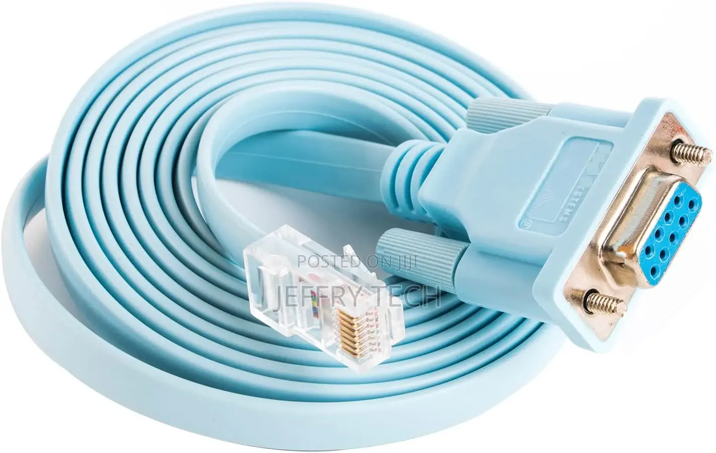 RJ45 to RS232 DB9 9-Pin Serial Port Female to RJ45 Female Ca