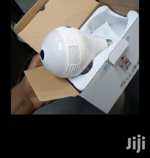 Fisheye Cam Spy Bulb Camera Cctv