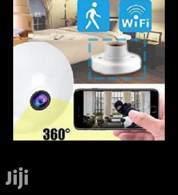 Fisheye Cam Spy Bulb Camera Cctv - thumbnail 3