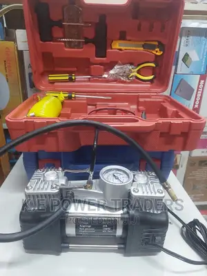 DC Powered 2 Cylinder Air Compressor