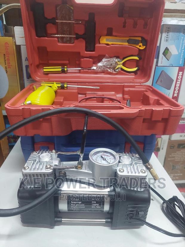 DC Powered 2 Cylinder Air Compressor