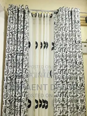 Black and White Curtains for Bedrooms and Living Rooms