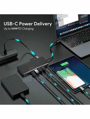 12 in 1 USB C Hub to Type C USB 3.0 USB 2.0 HDMI VGA TF S