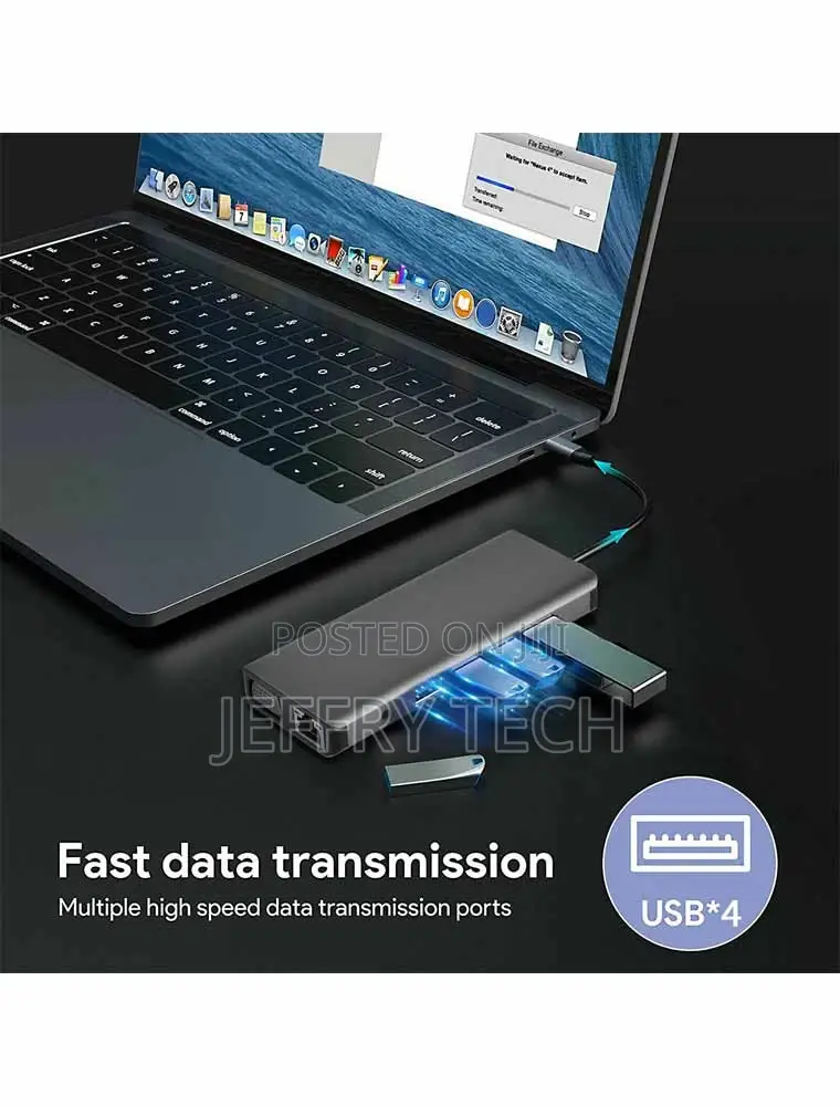 12 in 1 USB C Hub to Type C USB 3.0 USB 2.0 HDMI VGA TF S